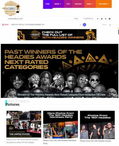 [ Web Design ] Theheadies.com